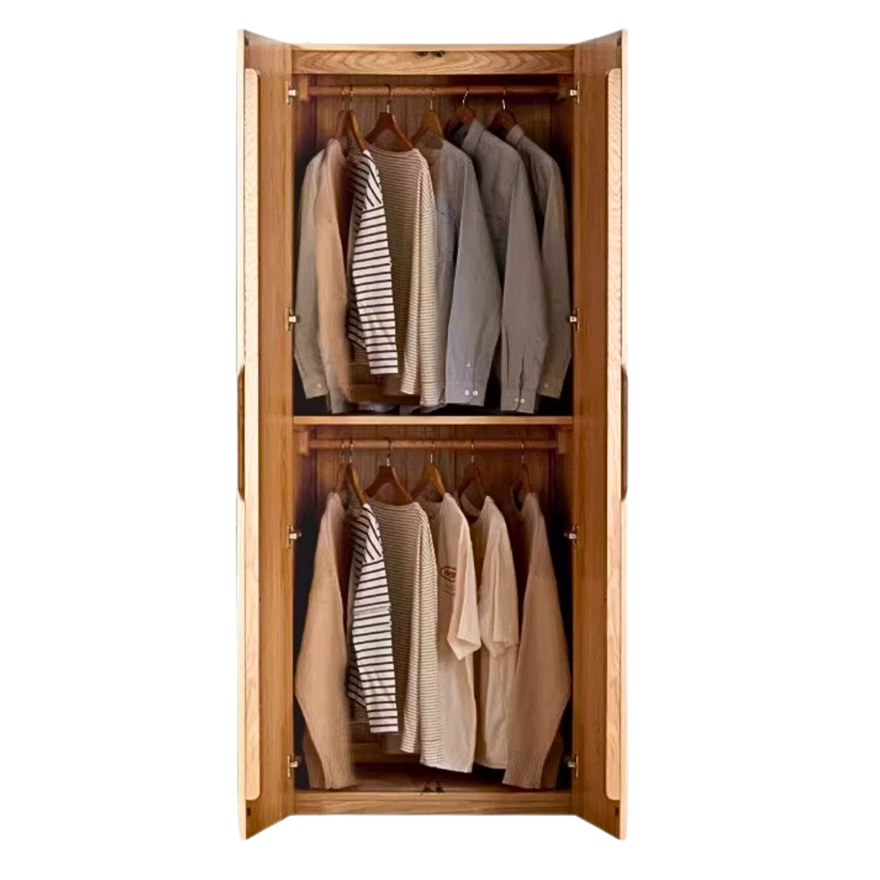 Oak solid wood Wardrobe ::