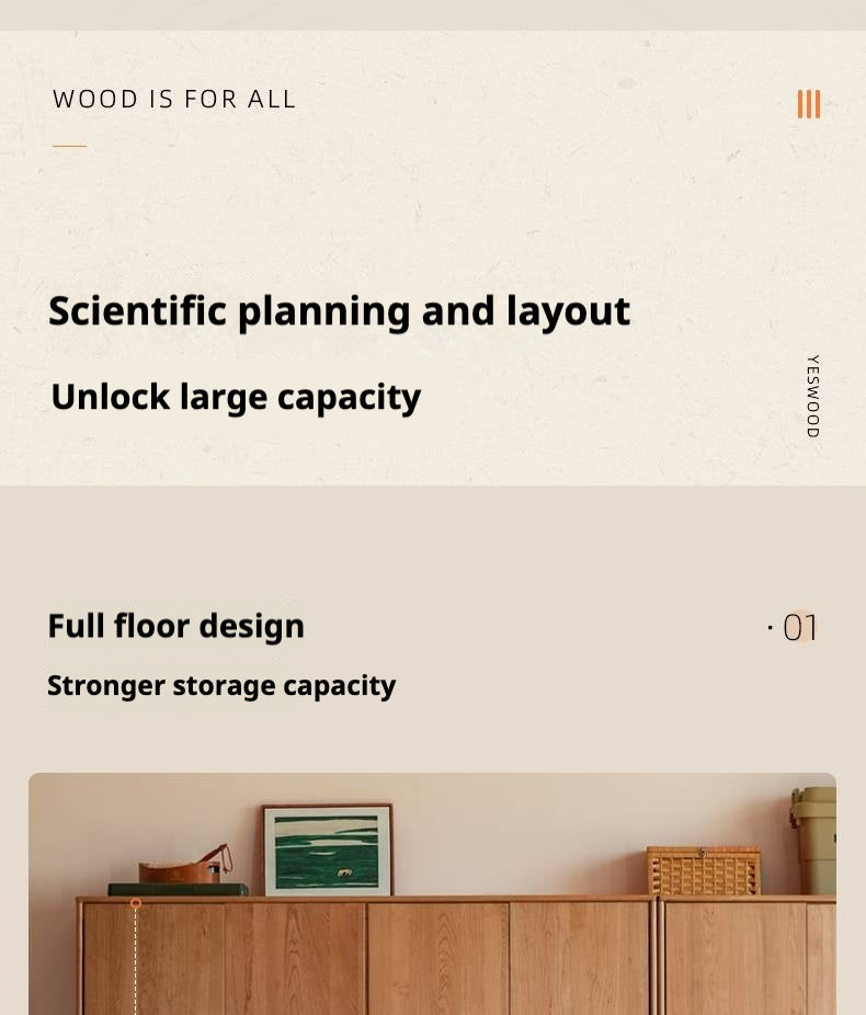 Сherry Solid Wood Exquisite Wardrobe.