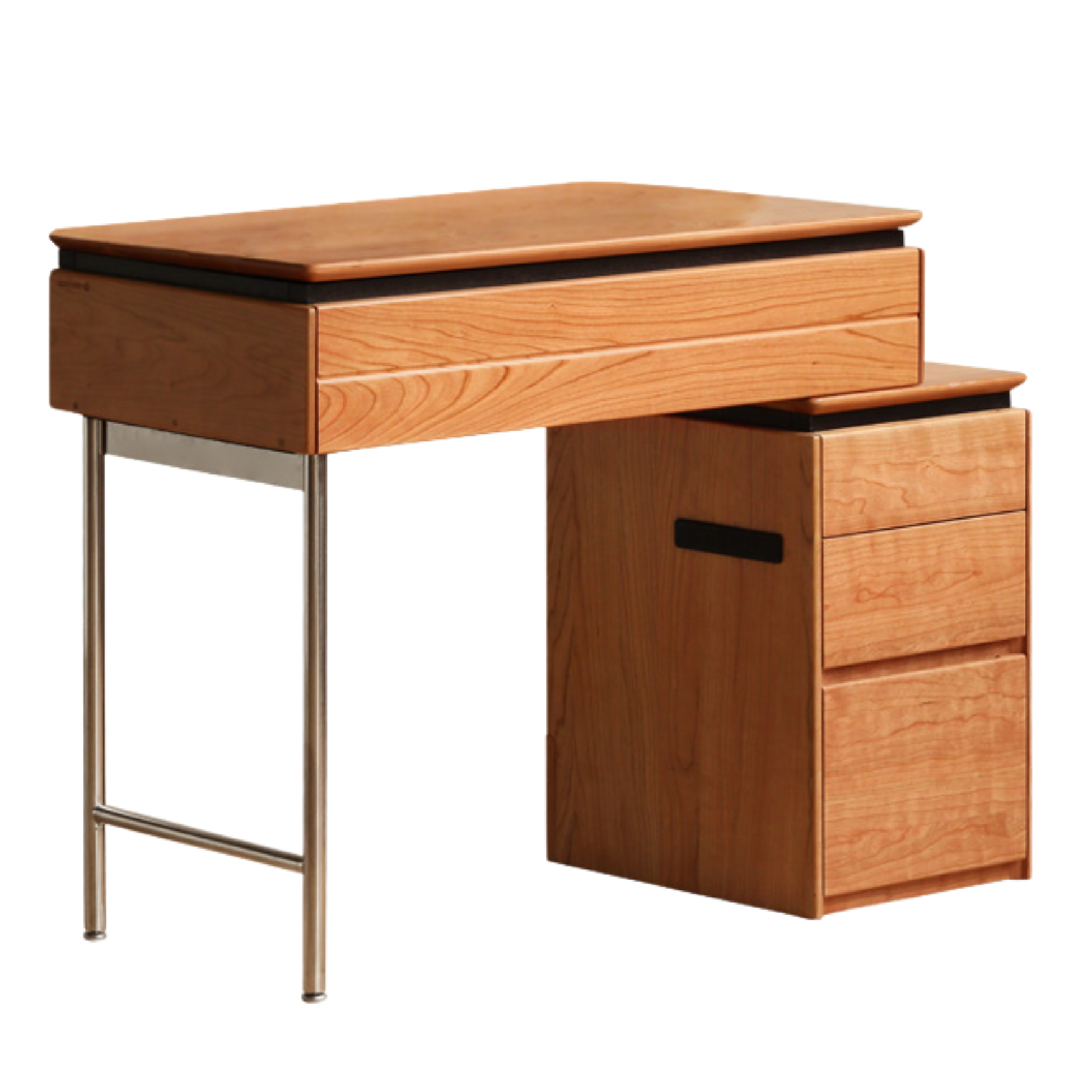 Cherry Wood Retractable Dressing Table