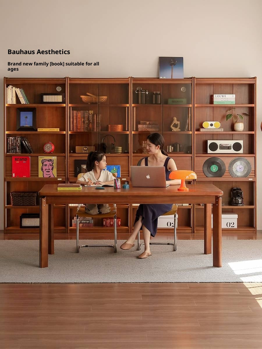 Black Walnut, Tulipwood Solid Wood Antique Style Bookshelf