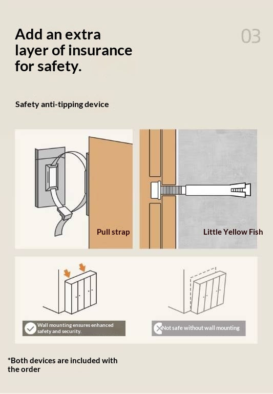 Oak Solid Wood Cream Style Bookcase