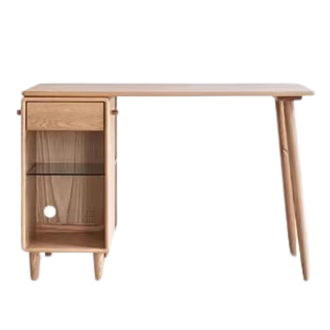 Oak solid wood Double Office desk: