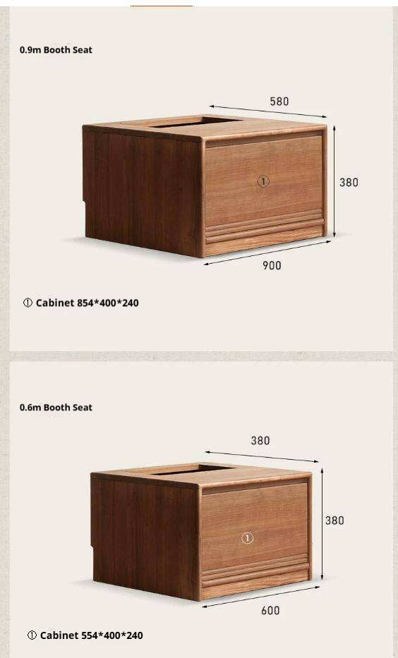 Ash Solid Wood Wall Combination Bookshelf