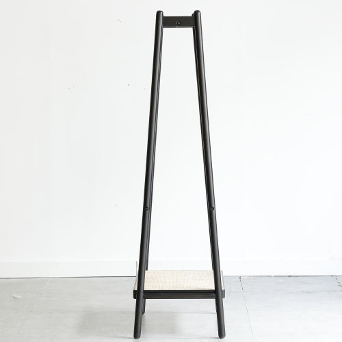 Oak Solid Wood black Сlothes Hanger Rack