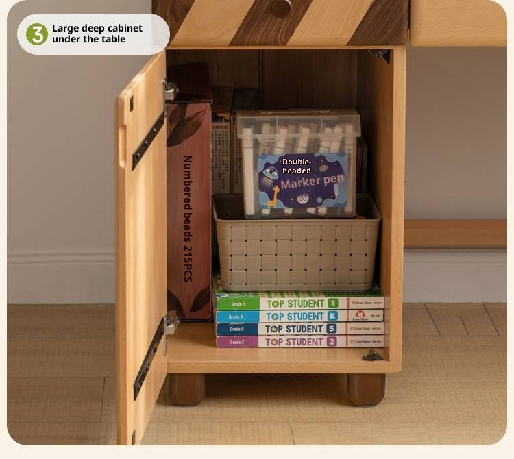 Beech Solid Wood Children s Learning Desk