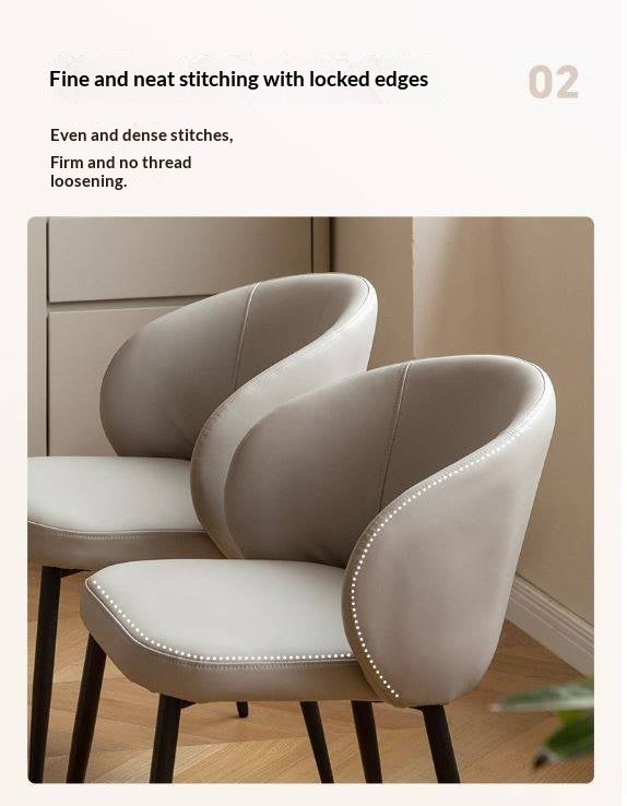 Soft Gray Leisure Dining Chair