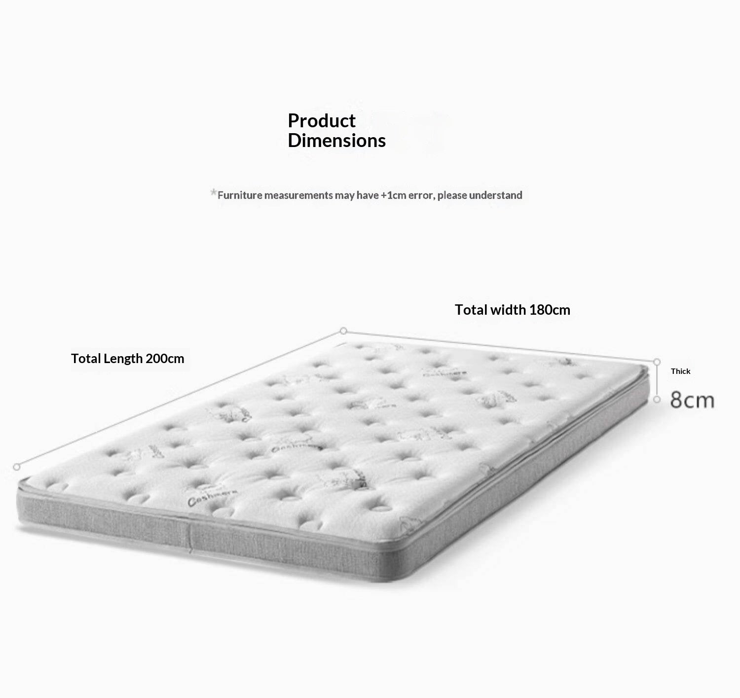 Children's Glue-Free Natural Jute Mattress — Back Support and Hard for Teenagers