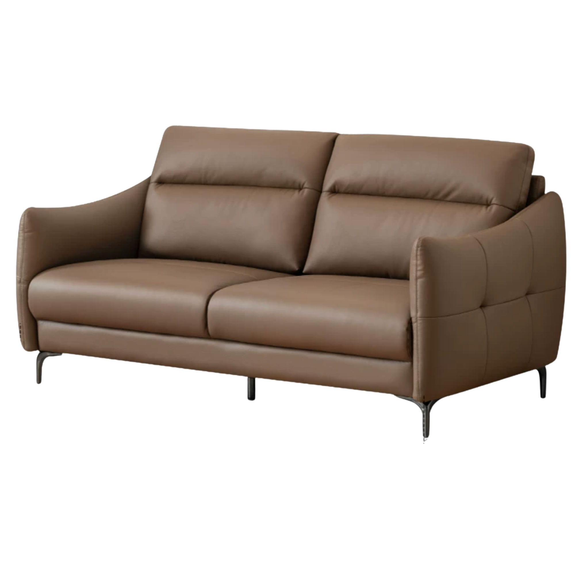 Genuine Top-Grain Leather Sofa – Modern
