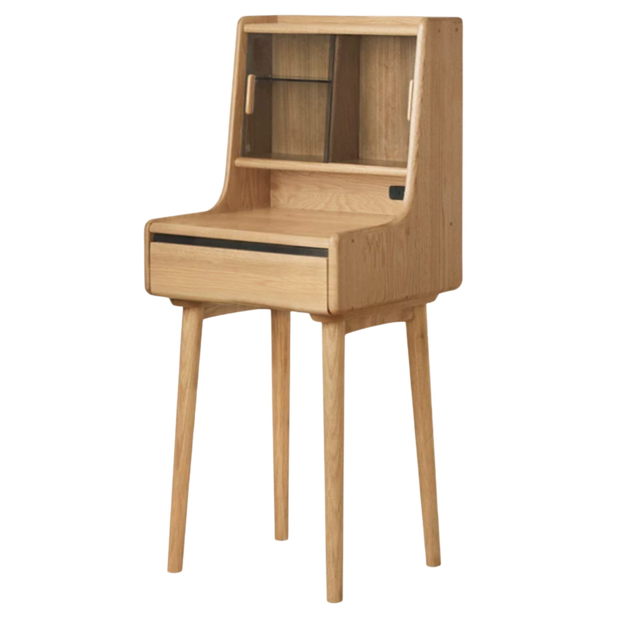 Ash Solid Wood telescopic Vanity Desk