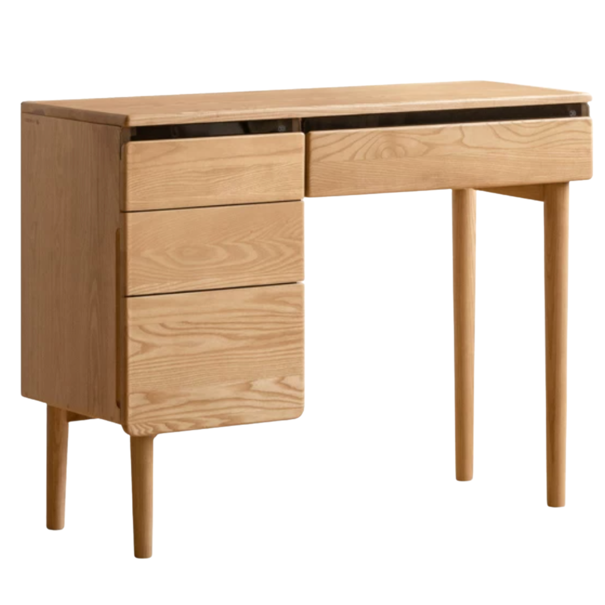 Ash, Oak Solid Wood Multifunctional Modern Vanity Table