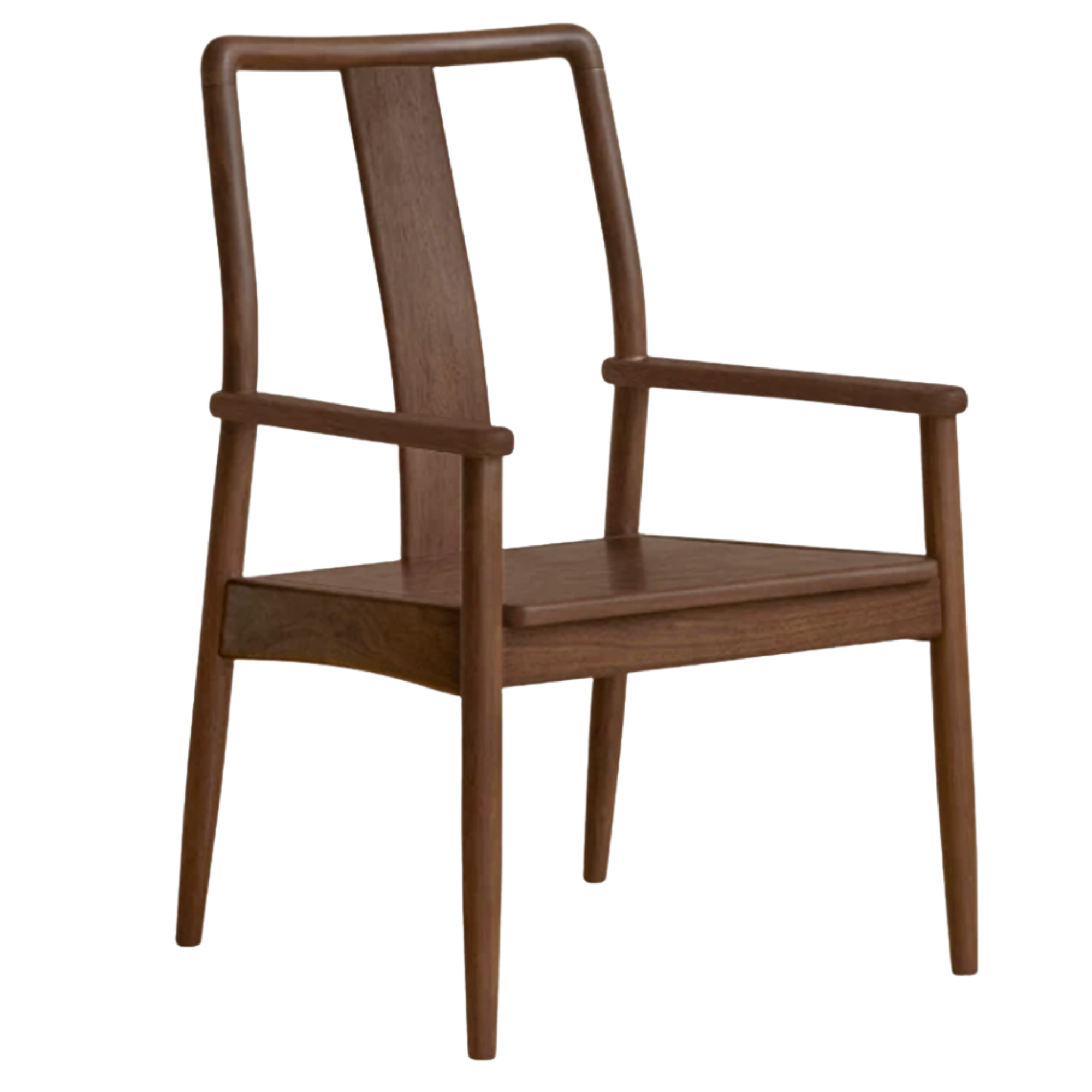 Black Walnut, Ash, Golden Pear Solid Wood Accent Chair