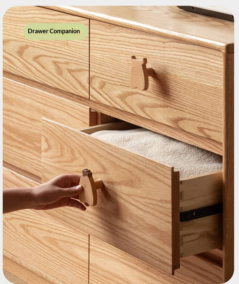 Beech Solid Wood Hook Hanging Clothes