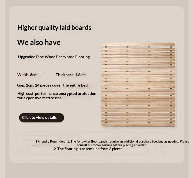 Black Walnut Solid Wood Box Bed — Italian Light Luxury, Genuine Leather Upholstered Headboard