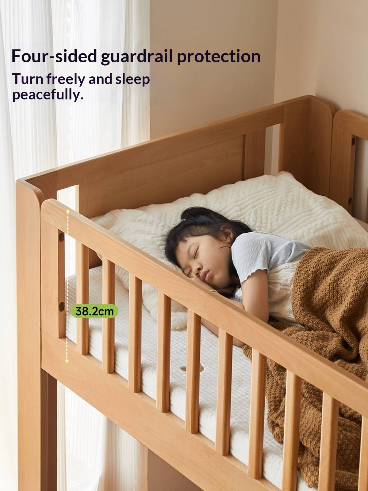 Beech Solid Wood Children's Loft Bed