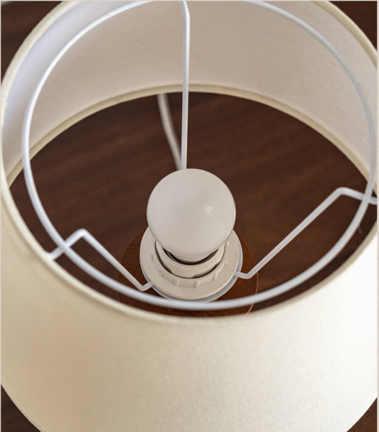 Ash Solid Wood Vintage Style Desk Lamp