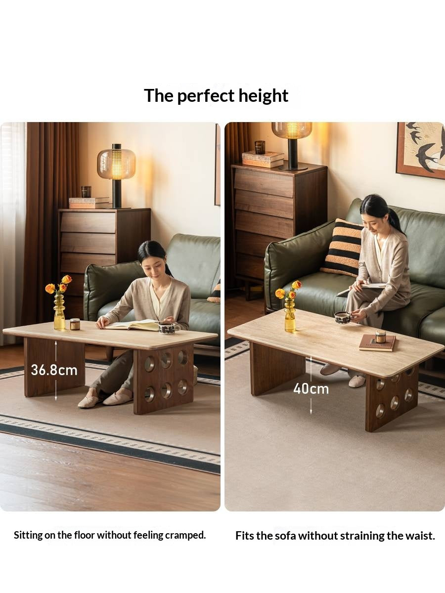 Black Walnut Solid Wood Ancient Style Coffee Table