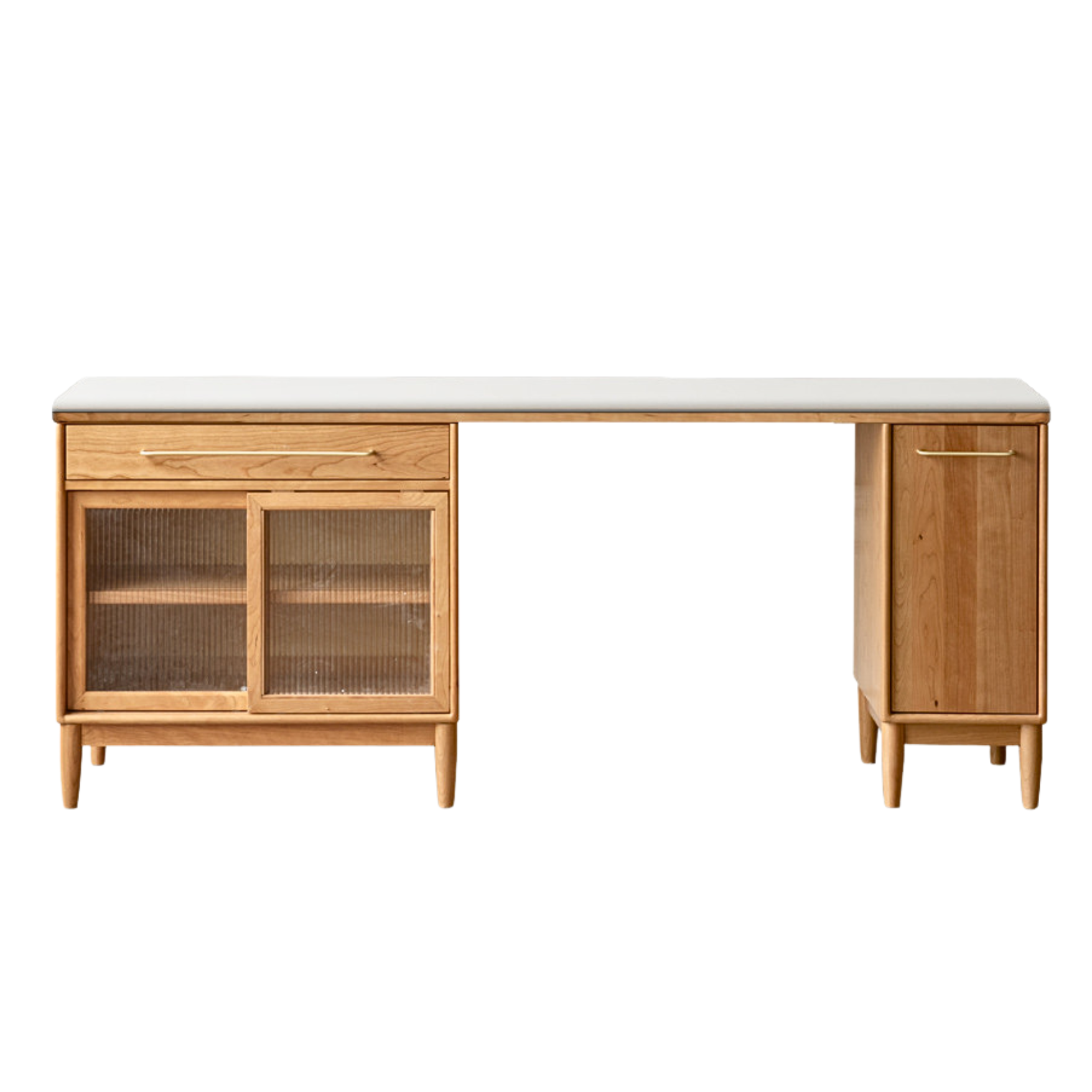 Cherry wood, Oak Solid wood Buffet cabinet :