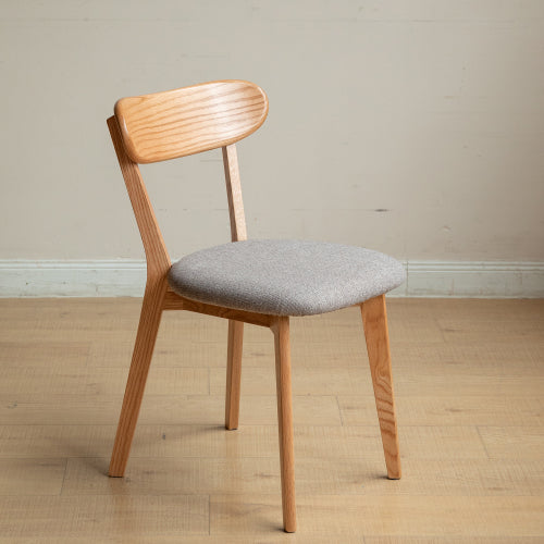 Oak Solid Wood Upholstered Dining Chair