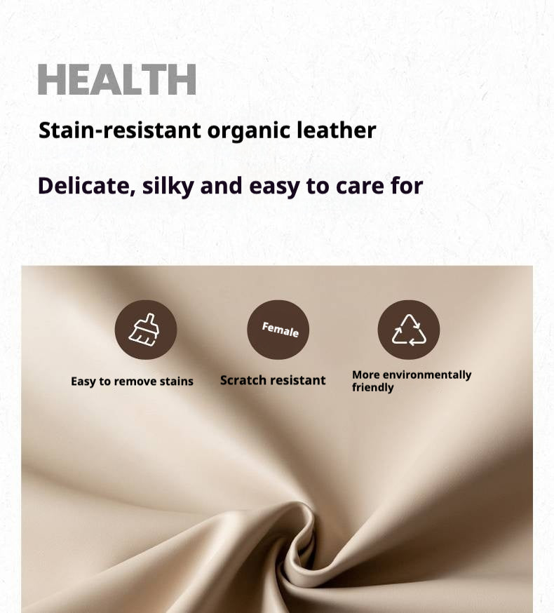 Organic leather Soft Package Makeup Stool.