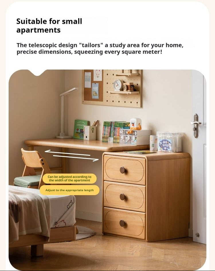 Beech Solid Wood Сhildren's Double Desk