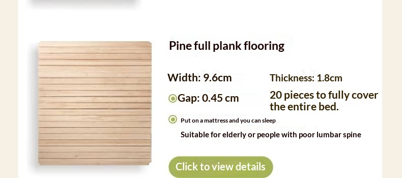 Oak, Rubberwood Solid Bed with Cream Finish — Casual Bedside with Soft Bag Backrest and White Soft Back