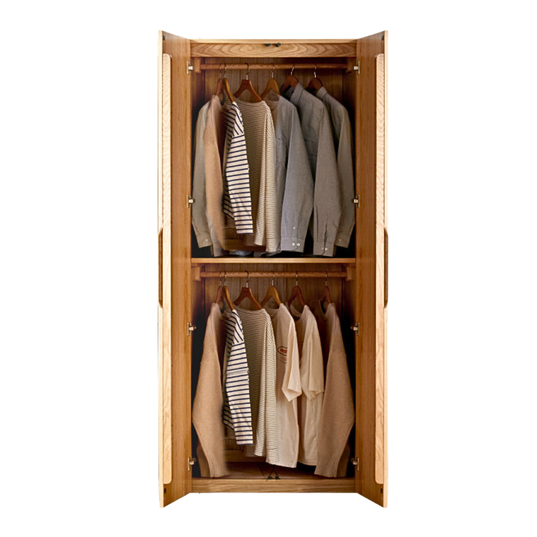 Oak solid wood Wardrobe ::