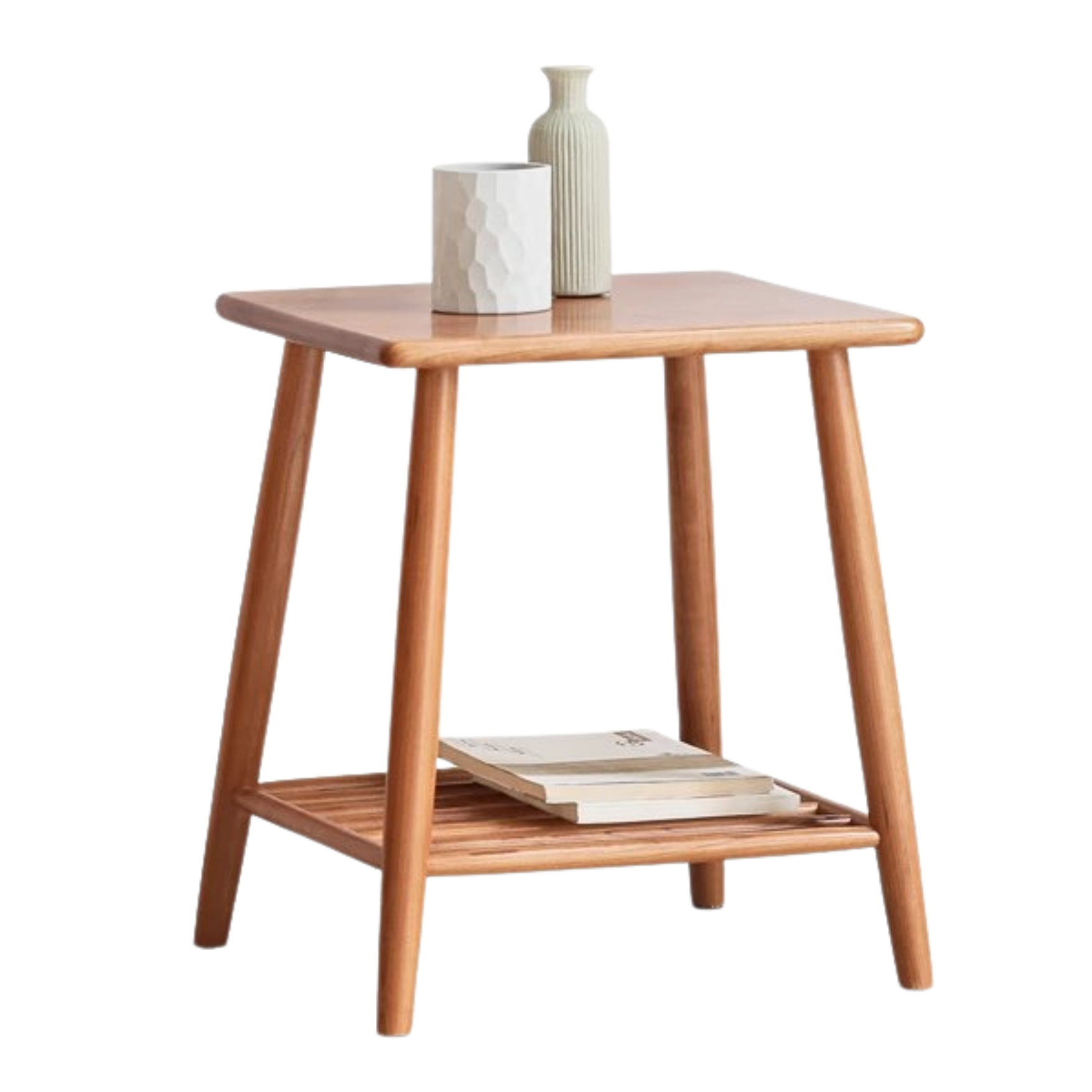 Сherry wood side table