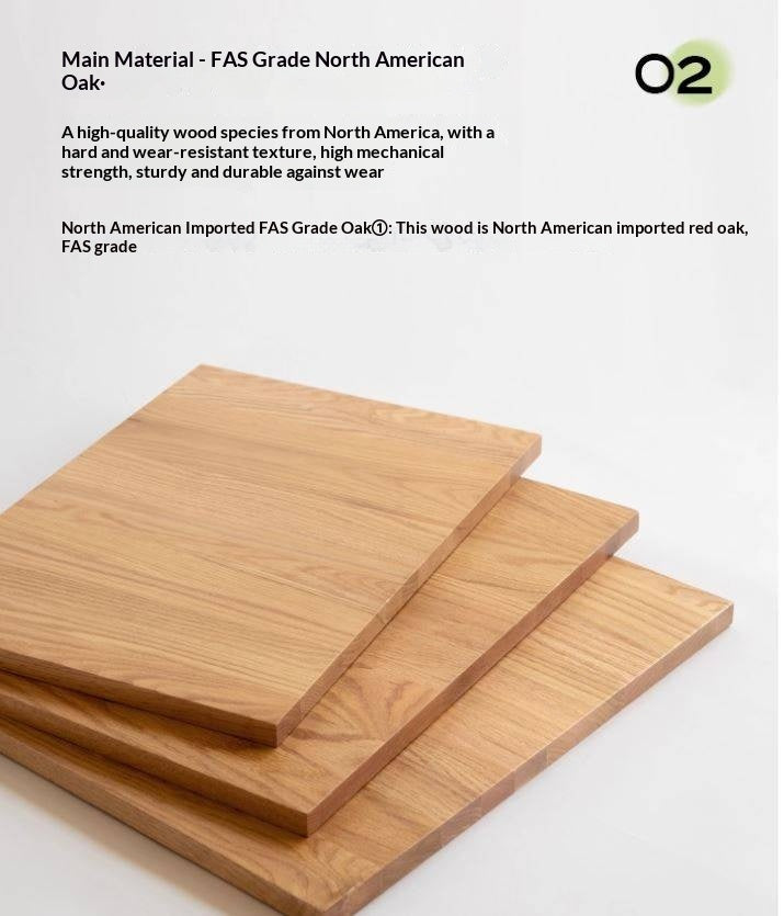 Oak Solid Wood Tea Chair Japanese Style