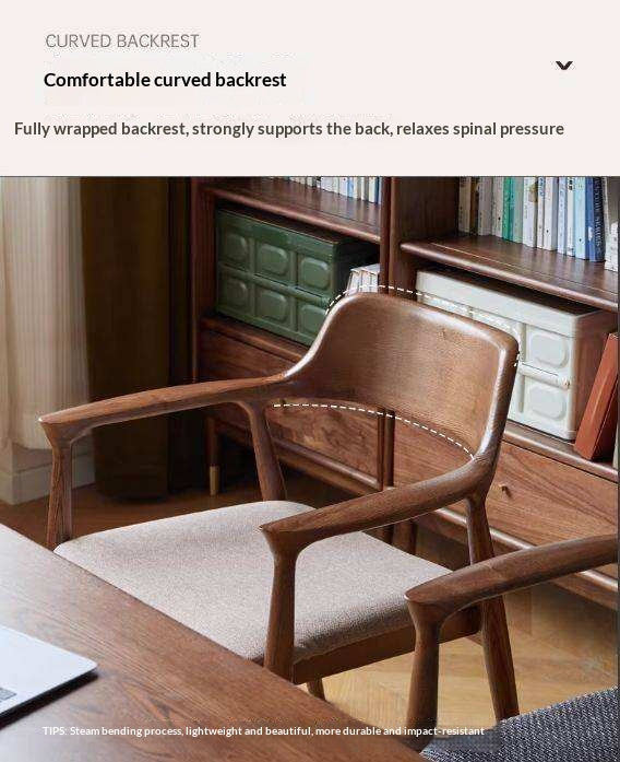 Ash Solid Wood Leisure Chair