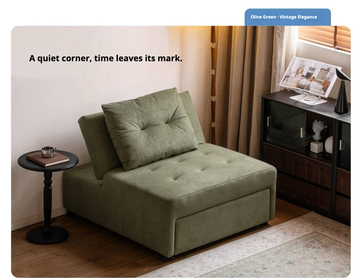3-in-1 Convertible Sleeper Chair with Adjustable Backrest