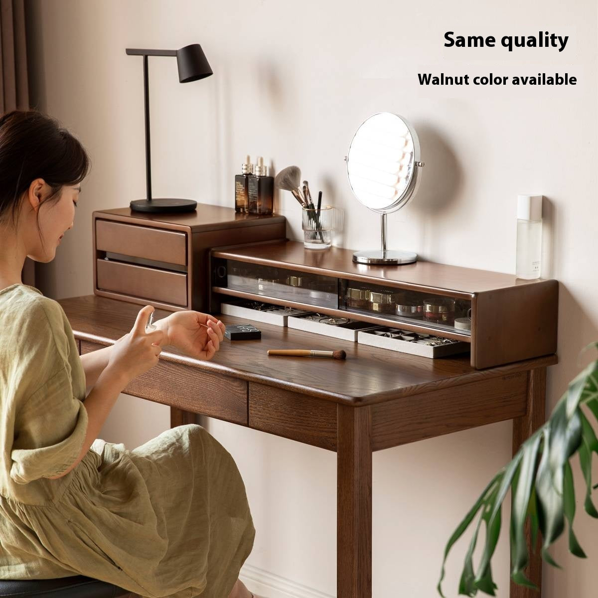 Beech  Solid Wood Desktop Storage Rack