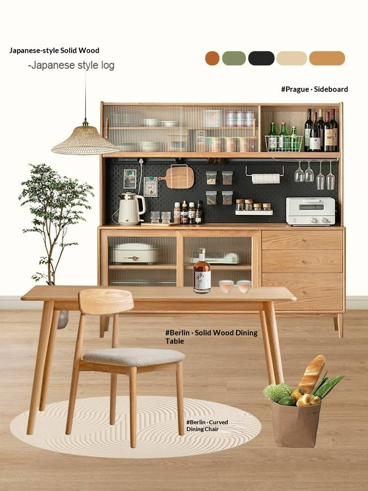 Oak Solid Wood Modern Dining Table