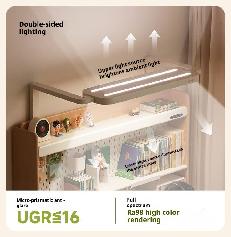 Beech Solid Wood Children's Desk Adjustable Writing Desk