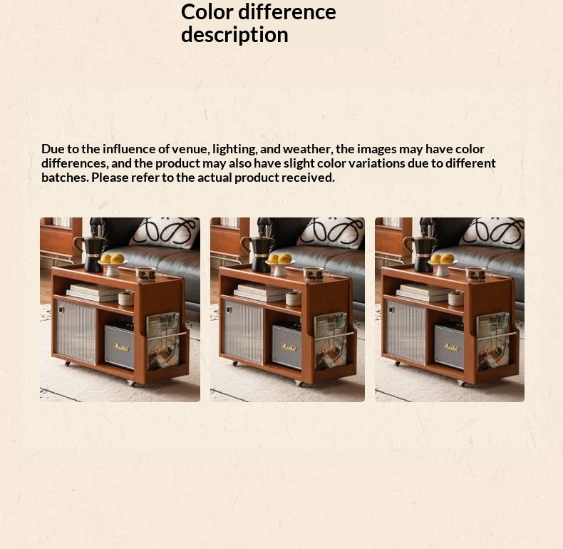 Oak, Poplar, Black Walnut Solid Wood Ancient Style Side Table