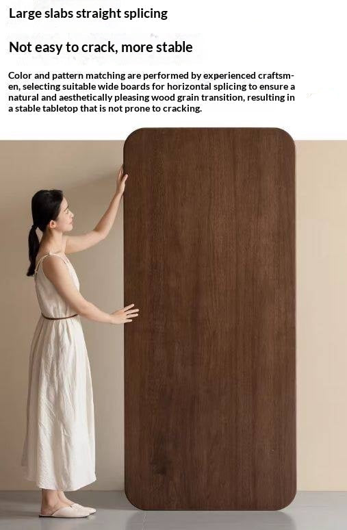 Solid Longan Hardwood Dining Table Italian Light Luxury