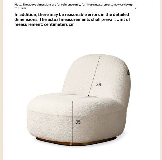 Fabric Modern Sydney-Inspired Lounge Chair