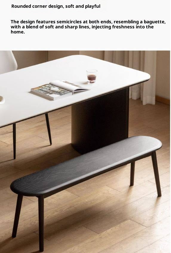 Oak Solid Wood Long Vintage Bench