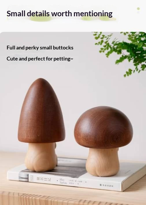 Beech Solid Wood Magic Mushroom Music Box