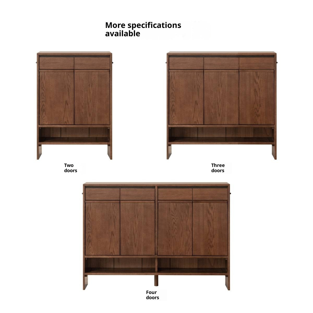 Oak Solid Wood Capacity Shoe Cabinet