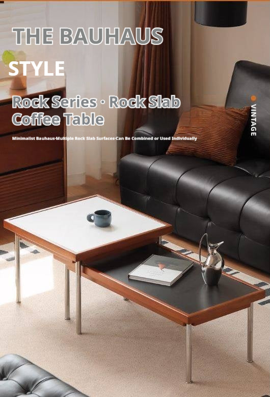 Poplar Solid Wood Ancient Square Coffee Table