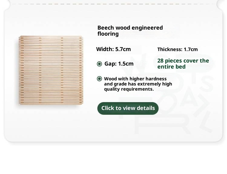 Cherry Solid Wood Rattan Bed Retro