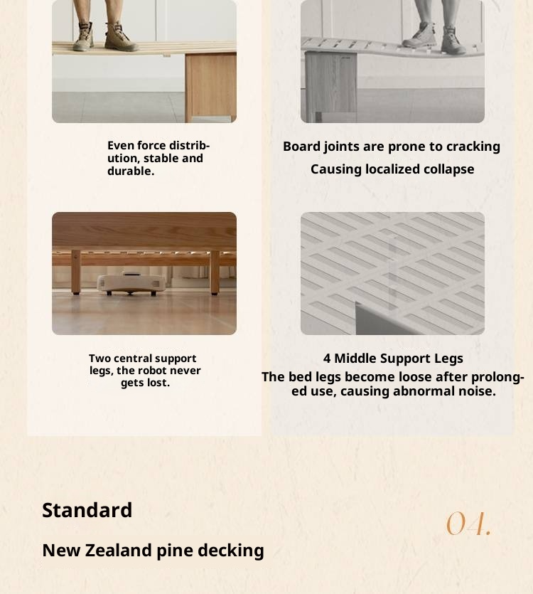 Poplar Solid Wood Windsor Bed, Retro Vintage Style