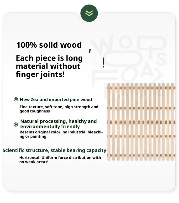 Cherry Solid Wood Rattan Bed Retro