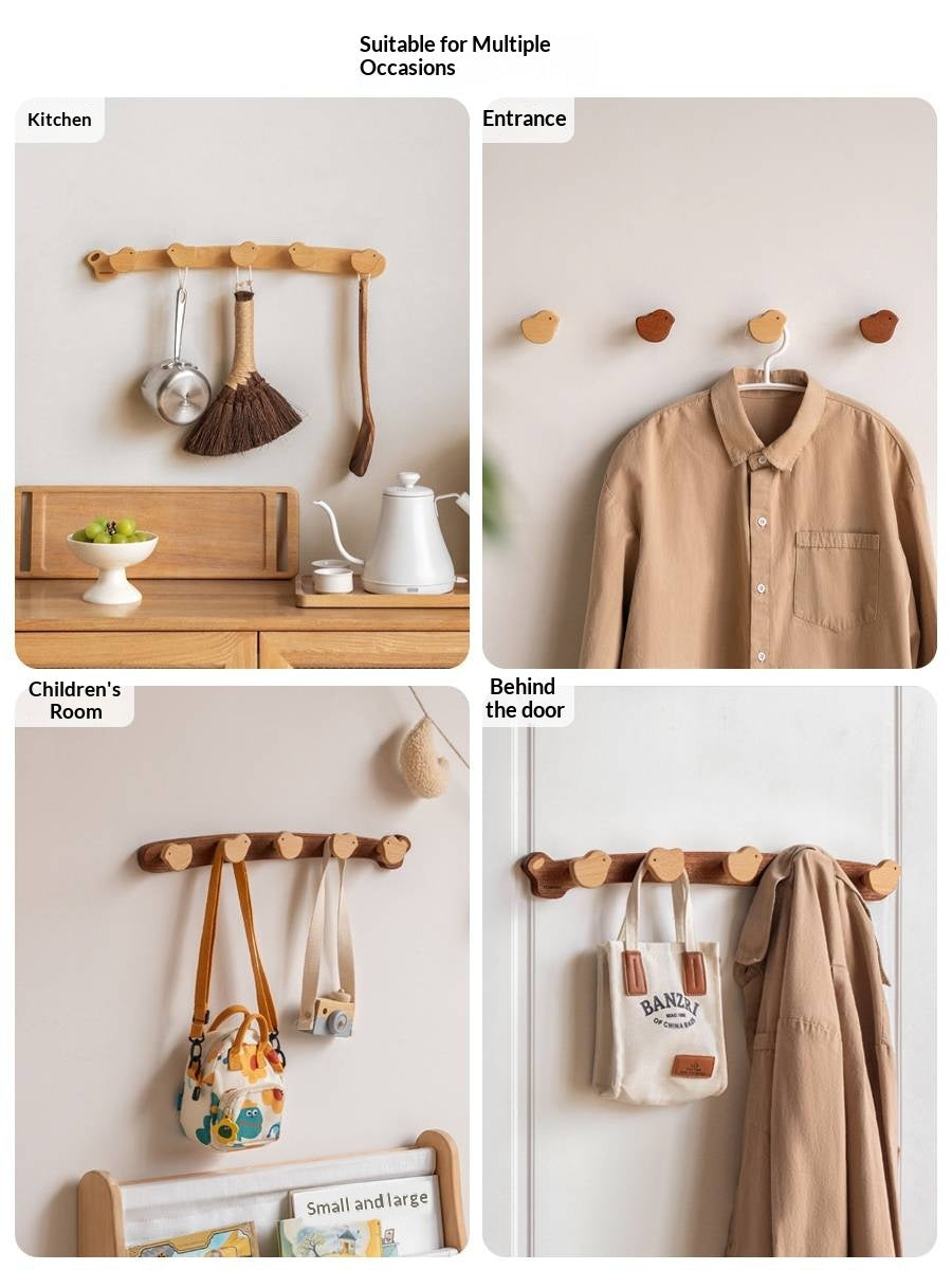 Beech Solid Wood Entry Door Porch Hanger