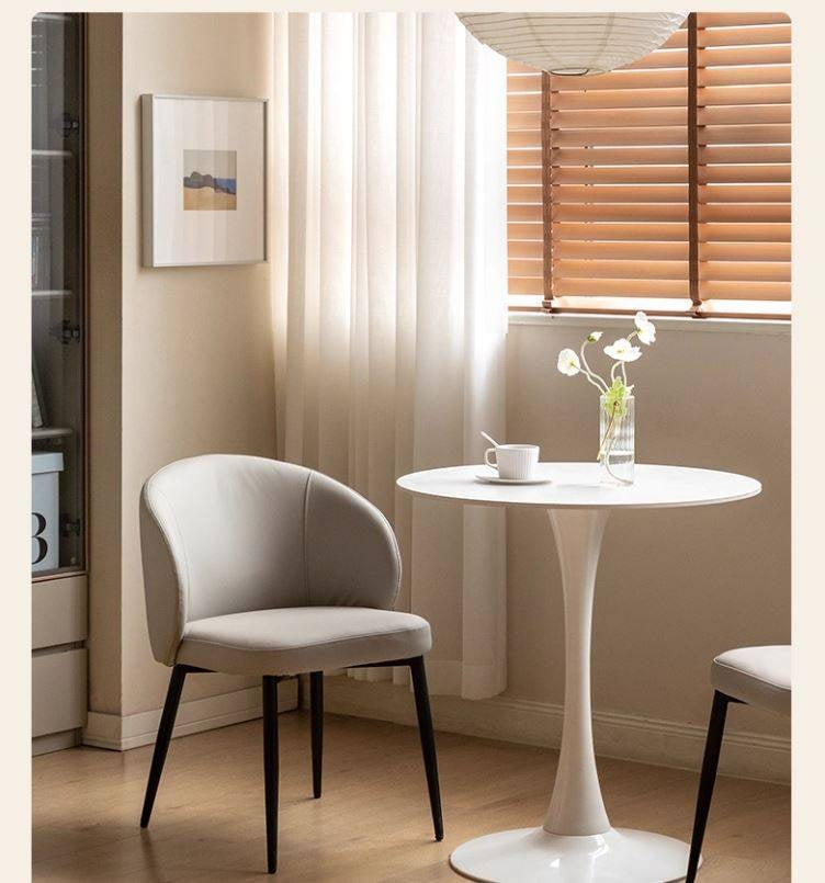 Soft Gray Leisure Dining Chair