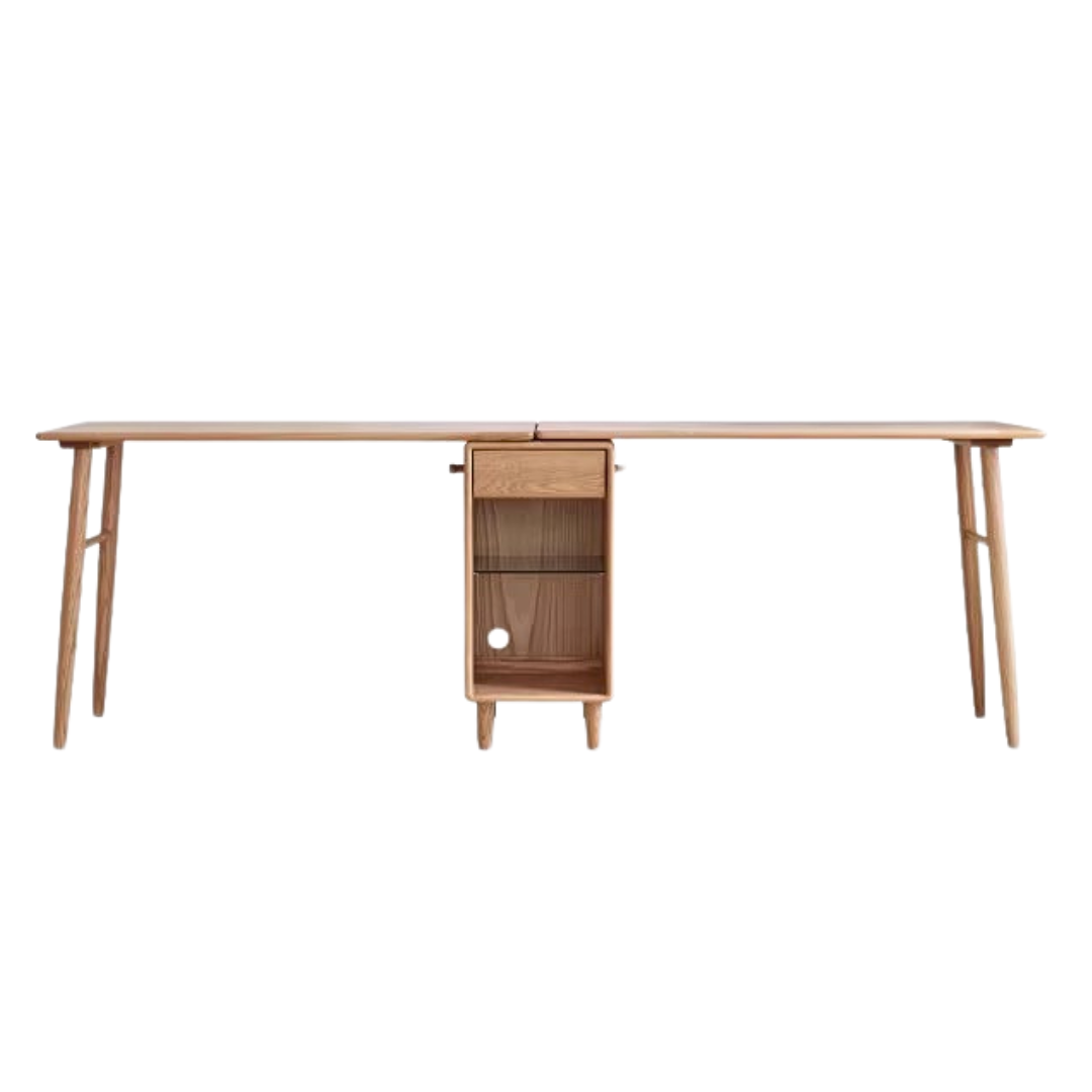 Oak Solid Wood Double Office Desk