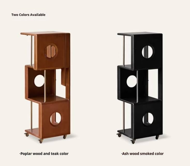 Poplar Solid Wood Antique Style Bookshelf