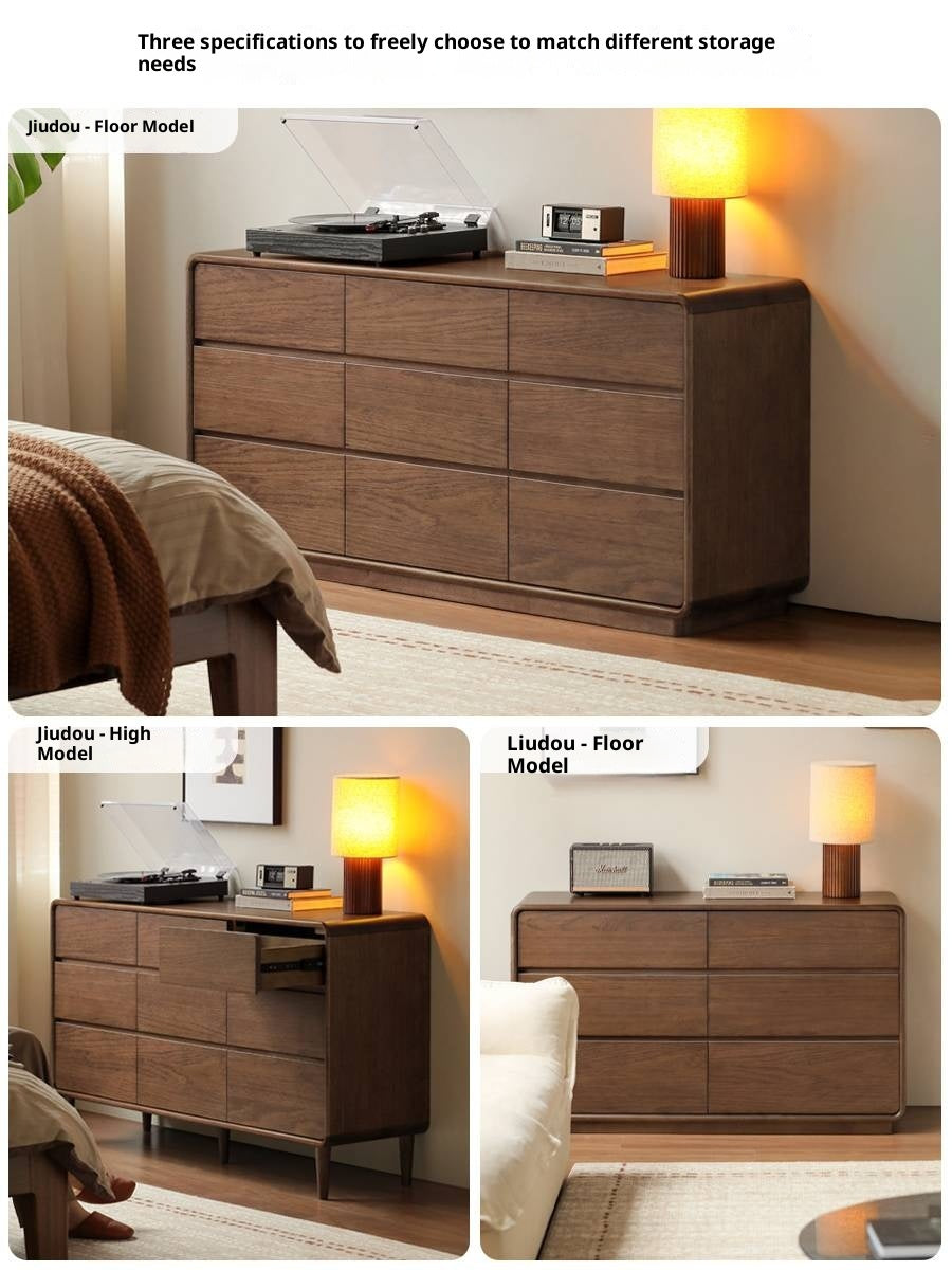 Sandalwood Solid Wood Modern Chest of Drawers