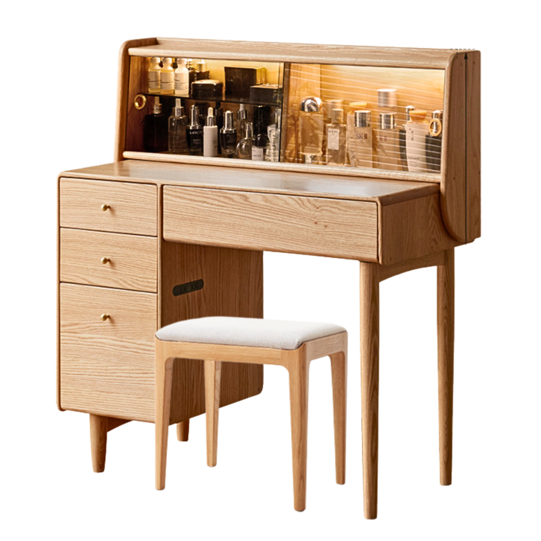 Oak Solid Wood Dressing Table Modern and Atmosphere