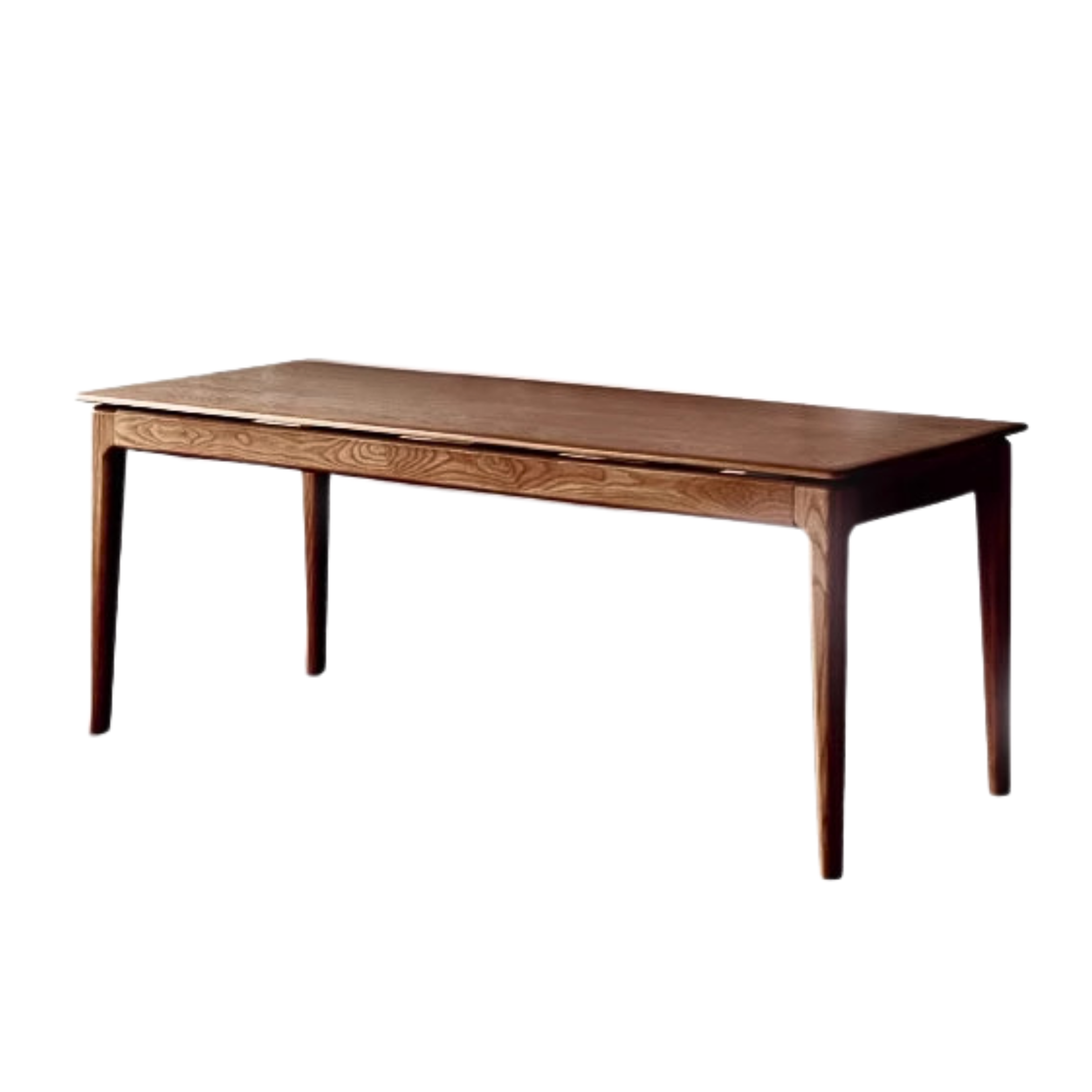 Black Walnut, Ash Solid Wood Office Desk, Long Table